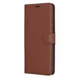 Husa de protectie Techsuit Leather Folio compatibil cu Xiaomi 14 Pro, Maro