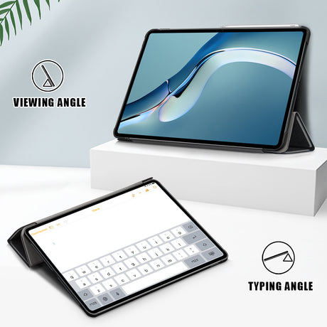 Husa de protectie tableta Techsuit FoldPro compatibil cu Huawei Matepad Pro 12.6 (2021), Negru