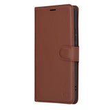 Husa de protectie Techsuit Leather Folio compatibil cu Xiaomi Poco X6 Pro, Maro
