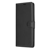 Husa de protectie Techsuit Leather Folio compatibil cu Xiaomi Redmi 9C / Redmi 9C NFC, Negru