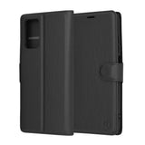 Husa de protectie Techsuit Leather Folio compatibil cu Xiaomi Redmi 10 / Redmi 10 2022, Negru