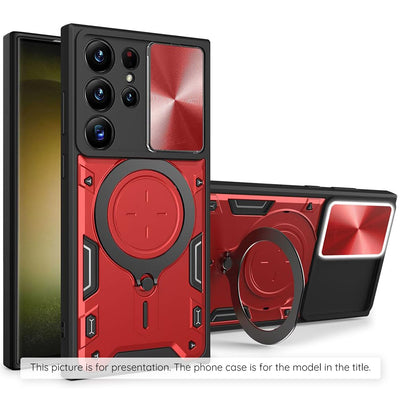 Husa de protectie Techsuit CamGuard Pro compatibil cu Samsung Galaxy Z Flip8, Roșu