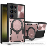 Husa de protectie Techsuit CamGuard Pro compatibil cu Samsung Galaxy Z Flip8, Roz Auriu