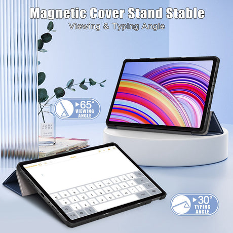 Husa de protectie tableta Techsuit FoldPro compatibil cu Xiaomi Redmi Pad Pro / Redmi Pad Pro 5G / Poco Pad, Albastru