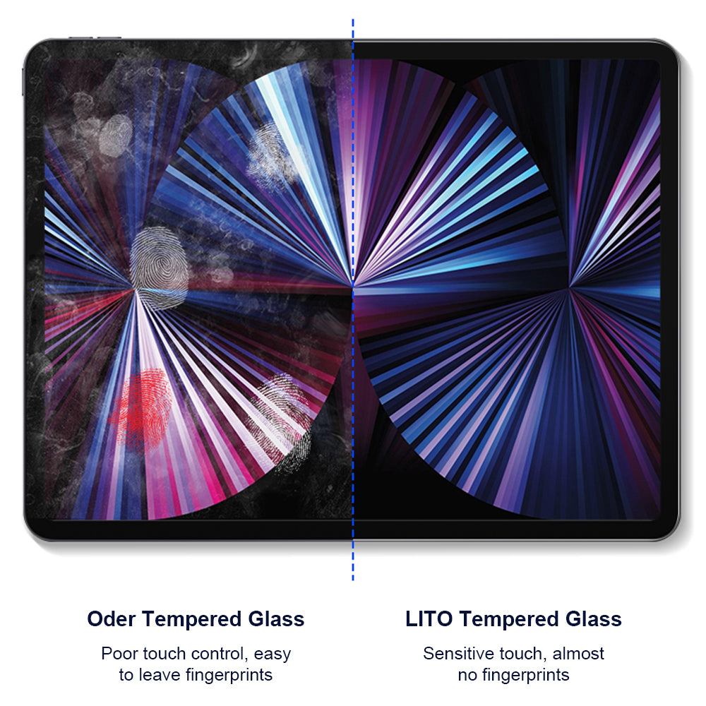 Husa de protectie tableta Lito 2.5D Classic Glass compatibil cu iPad Air 13 (2024) / Air 13 (2025) / Air 13 (2026), Privacy
