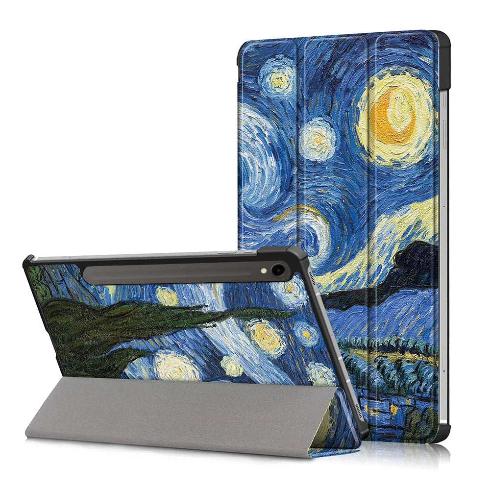 Husa de protectie tableta Techsuit FoldPro compatibil cu Samsung Galaxy Tab S9 / S9 FE / S10 FE / S10 Lite, Starry Night