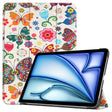 Husa de protectie tableta Techsuit FoldPro compatibil cu iPad Air 13 (2024) / Air 13 (2025) / Air 13 (2026), Butterfly