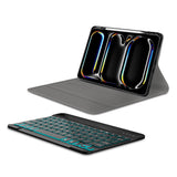 Husa de protectie tableta Techsuit CozyTab Case (with Pencil Holder/RGB Wireless Magnetic Keyboard) compatibil cu iPad Pro 11 (2024) / iPad Pro 11 (2025) - Black