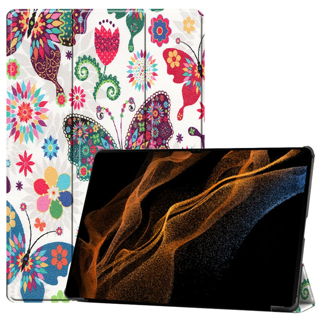 Husa de protectie tableta Techsuit FoldPro compatibil cu Samsung Galaxy Tab S8 Ultra / S9 Ultra / S10 Ultra, Butterfly