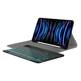 Husa de protectie tableta Techsuit CozyTab Case (with Pencil Holder/RGB Keyboard) compatibil cu iPad Pro 11 (2018/2020/2021/2022) - Black