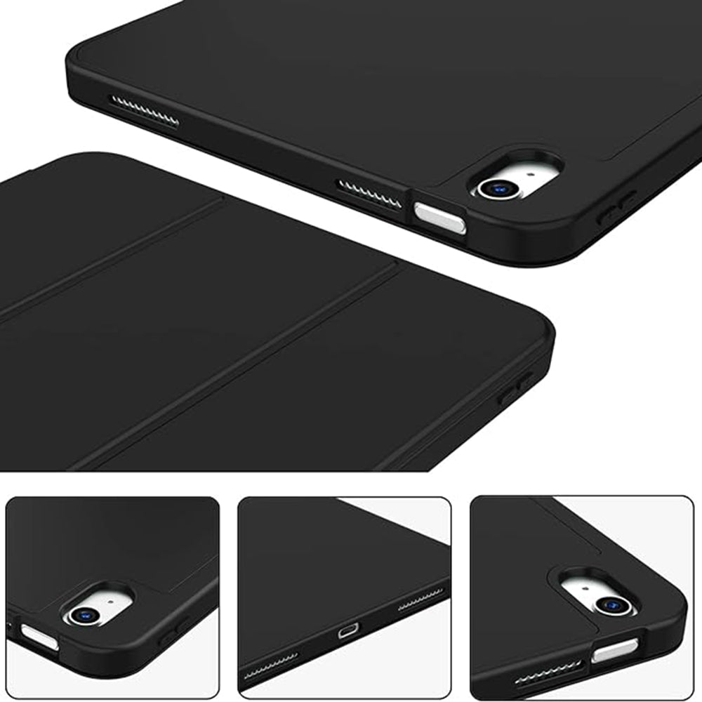 Husa de protectie tableta Techsuit Flex Trifold (with Pencil Holder) compatibil cu iPad 10 (2022) 10.9 / 11 (2025), Albastru Cer