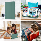 Husa de protectie tableta Techsuit Flex Trifold (with Pencil Holder) compatibil cu Samsung Galaxy Tab S6 Lite (2020/2022/2024), Verde