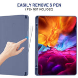 Husa de protectie tableta Techsuit Flex Trifold compatibil cu Samsung Galaxy Tab S6 Lite, Mov
