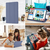 Husa de protectie tableta Techsuit Flex Trifold compatibil cu Samsung Galaxy Tab S6 Lite, Mov
