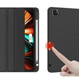 Husa de protectie tableta Techsuit Flex Trifold (with Pencil Holder) compatibil cu Xiaomi Pad 6 / Pad 6 Pro, Gri