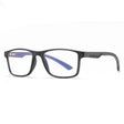 Techsuit Anti-Blue Light Glasses Reflex TR90 (F2388), Rectangular, Nisipiu Black