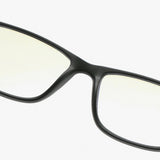 Techsuit Anti-Blue Light Glasses Reflex TR90 (F2388), Rectangular, Nisipiu Black