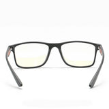 Techsuit Anti-Blue Light Glasses Reflex TR90 (F2388), Rectangular, Negru / Red