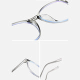 Techsuit Anti-Blue Light Glasses Reflex TR90 (F8551-C3), Round, Maro