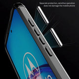 Husa de protectie Techsuit Carbon Silicone compatibil cu Motorola Moto G60, Negru