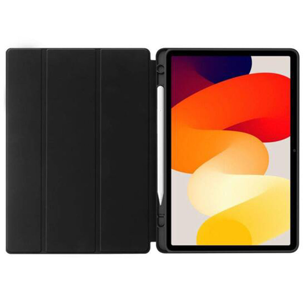 Husa de protectie tableta Techsuit Flex Trifold (with Pencil Holder) compatibil cu Xiaomi Redmi Pad SE 11", Albastru Cer