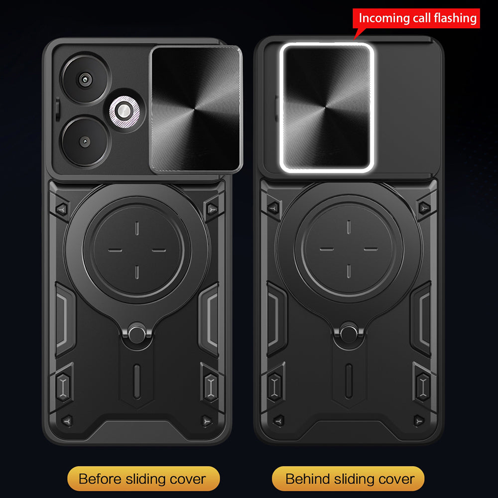 Husa de protectie Techsuit CamGuard Pro compatibil cu Xiaomi Redmi 13C 5G, Rosu