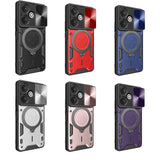 Husa de protectie Techsuit CamGuard Pro compatibil cu Xiaomi Redmi 13C 5G, Rosu