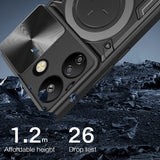 Husa de protectie Techsuit CamGuard Pro compatibil cu Xiaomi Redmi 13C 4G / Poco C65, Negru