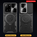 Husa de protectie Techsuit CamGuard Pro compatibil cu Xiaomi 13T / 13T Pro, Negru