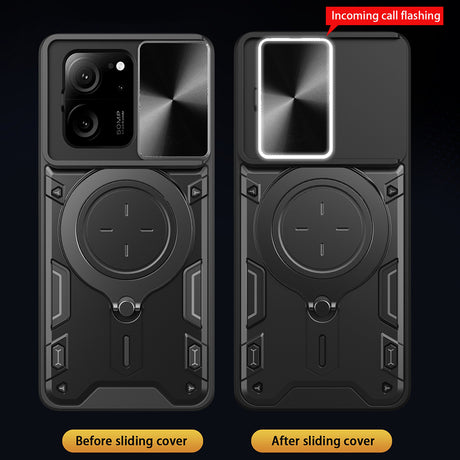 Husa de protectie Techsuit CamGuard Pro compatibil cu Xiaomi 13T / 13T Pro, Negru