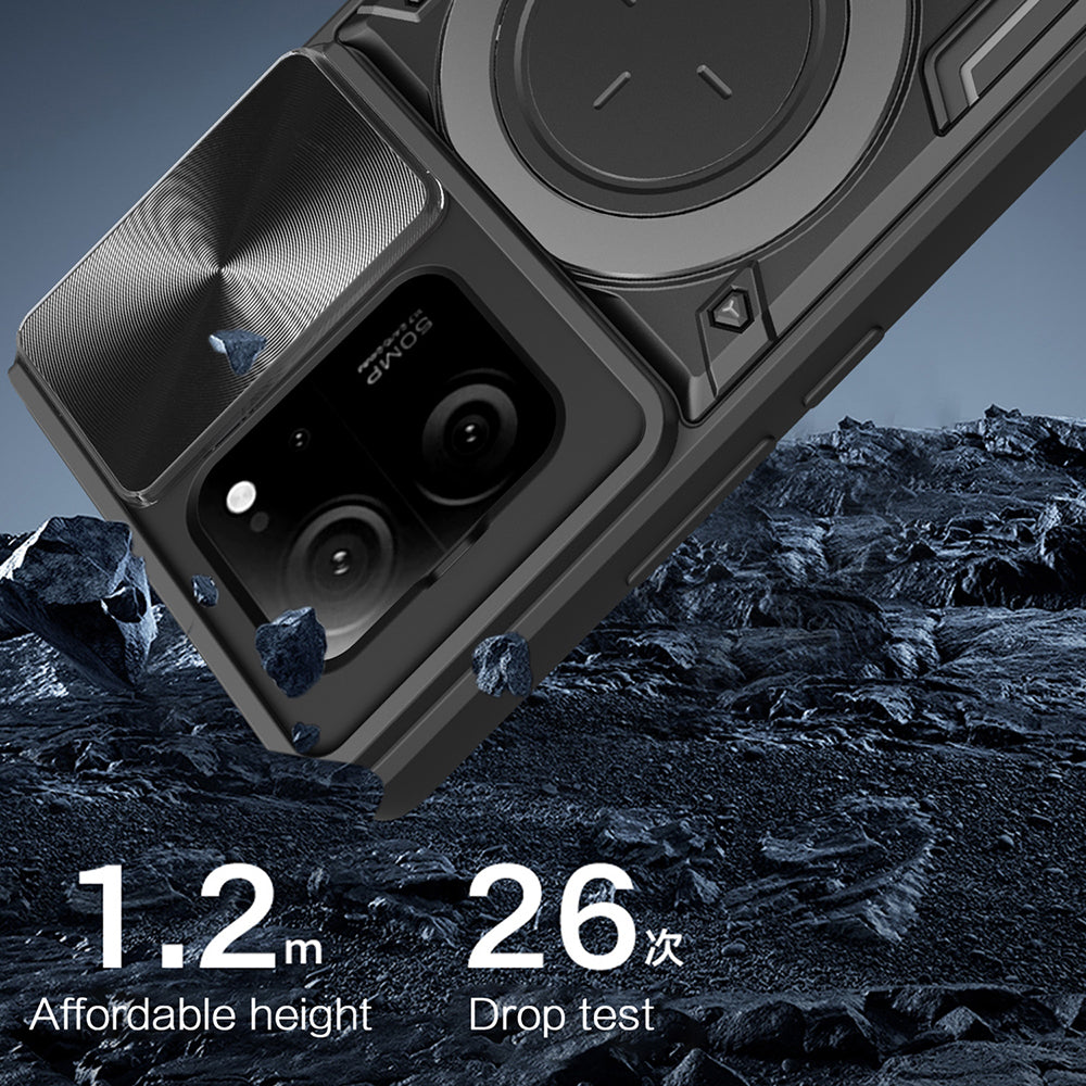 Husa de protectie Techsuit CamGuard Pro compatibil cu Xiaomi 13T / 13T Pro, Negru