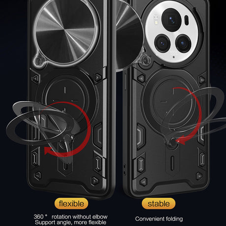 Husa de protectie Techsuit CamGuard Pro compatibil cu Honor Magic6 Pro, Negru