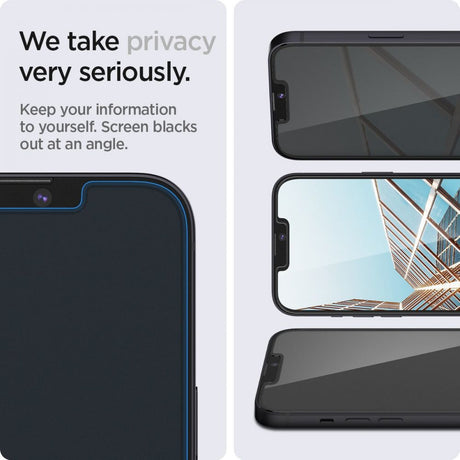 Spigen Glas.tR EZ-FIT folie de protecție transparentă pentru iPhone 13 Pro Max / iPhone 14 Plus