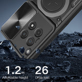 Husa de protectie Techsuit CamGuard Pro compatibil cu OnePlus 12R, Roz Auriu