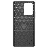 Husa de protectie Techsuit Carbon Silicone compatibil cu Xiaomi 11T / 11T Pro, Negru