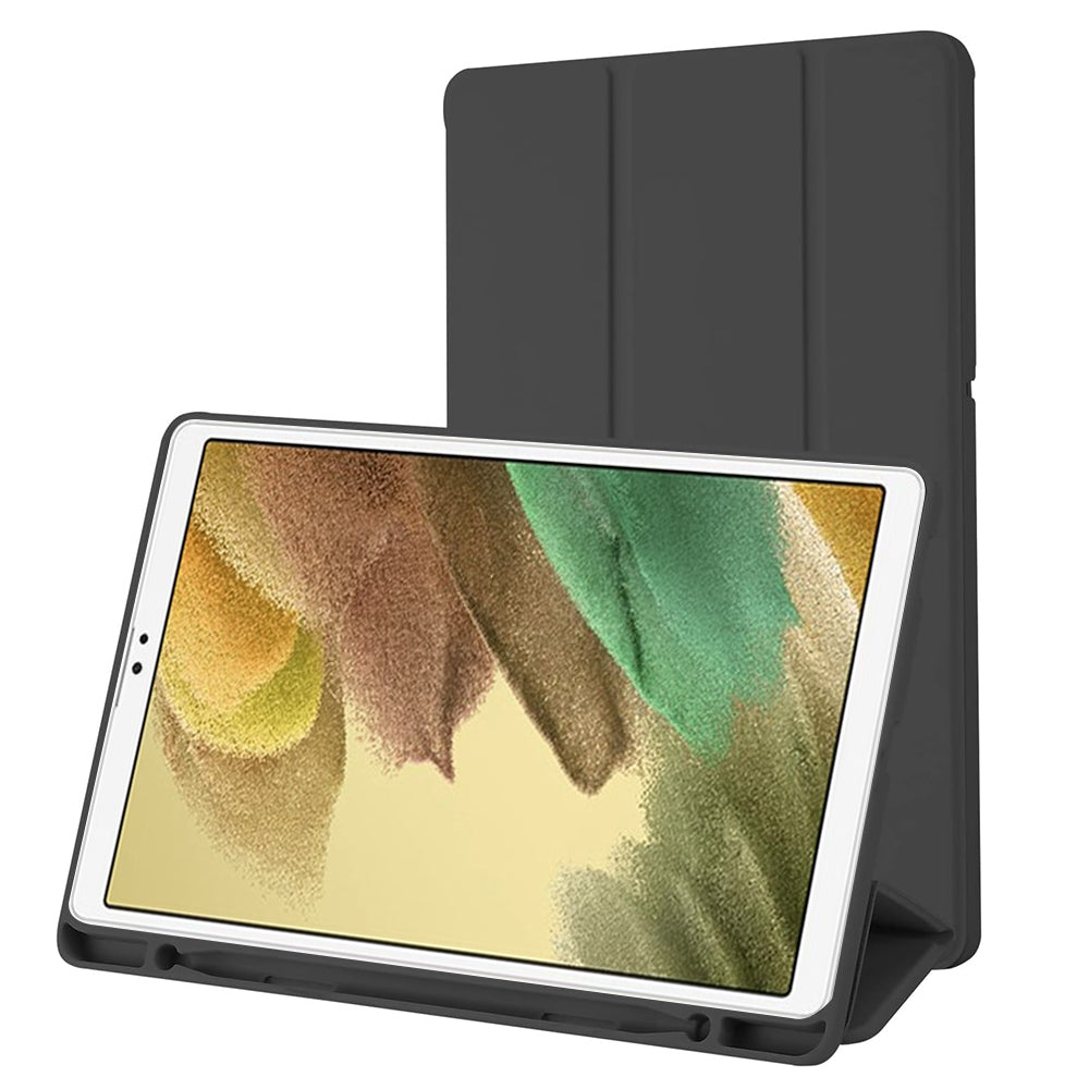Husa de protectie tableta Techsuit Flex Trifold (with Pencil Holder) compatibil cu Samsung Galaxy Tab A7 Lite, Negru