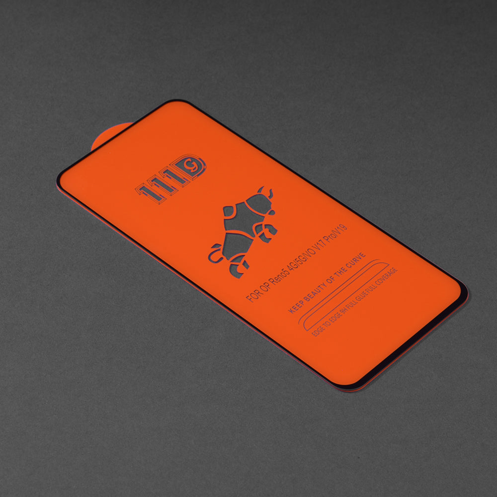 Folie de protectie Techsuit 111D Full Cover / Full Glue Glass compatibil cu Oppo Reno6 5G (Mediatek), Negru