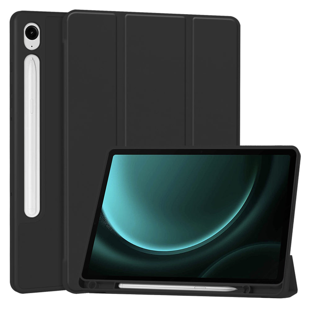 Husa pentru Samsung Galaxy Tab S9 FE / S10 FE - Techsuit Flex Trifold - Black