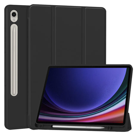 Techsuit Flex Trifold tablettok Samsung Galaxy Tab S9 / S9 FE / S10 FE, fekete