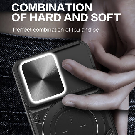 Husa de protectie Techsuit CamGuard Pro compatibil cu iPhone 15 Pro, Mov