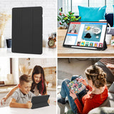 Husa de protectie tableta Techsuit Flex Trifold (with Pencil Holder) compatibil cu Samsung Galaxy Tab A9 Plus, Albastru Cer