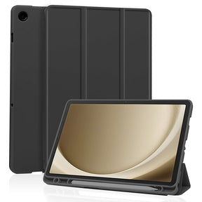 Husa de protectie tableta Techsuit Flex Trifold (with Pencil Holder) compatibil cu Samsung Galaxy Tab A9 Plus, Negru