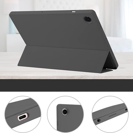 Husa de protectie tableta Techsuit Flex Trifold (with Pencil Holder) compatibil cu Samsung Galaxy Tab A8 10.5 (2021), Albastru Cer