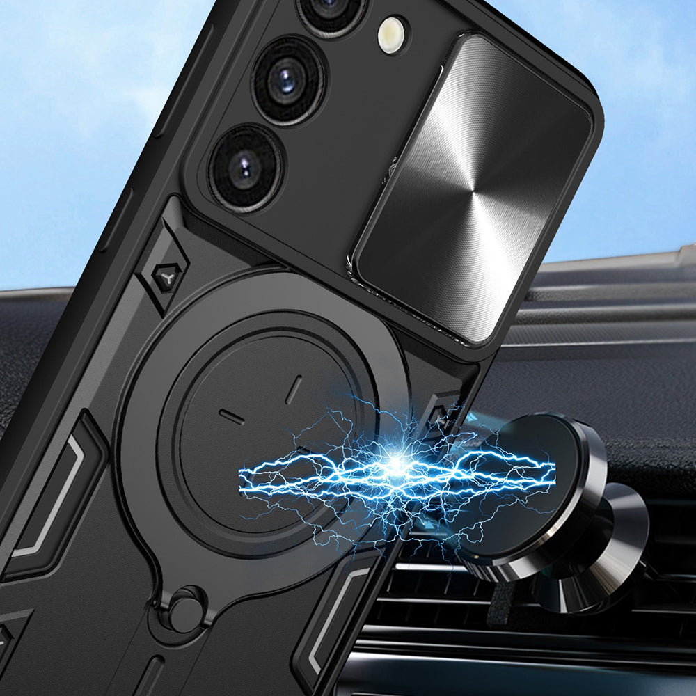 Husa de protectie Techsuit CamGuard Pro compatibil cu Samsung Galaxy S23, Negru