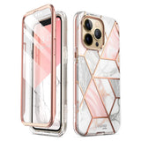 Husa de protectie i-Blason Cosmo compatibil cu iPhone 13 Pro, Marble