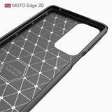 Husa de protectie Techsuit Carbon Silicone compatibil cu Motorola Edge 20 5G, Negru