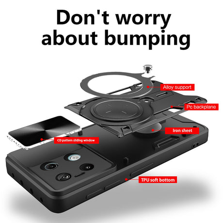 Husa de protectie Techsuit CamGuard Pro compatibil cu Xiaomi Redmi Note 13 5G, Negru