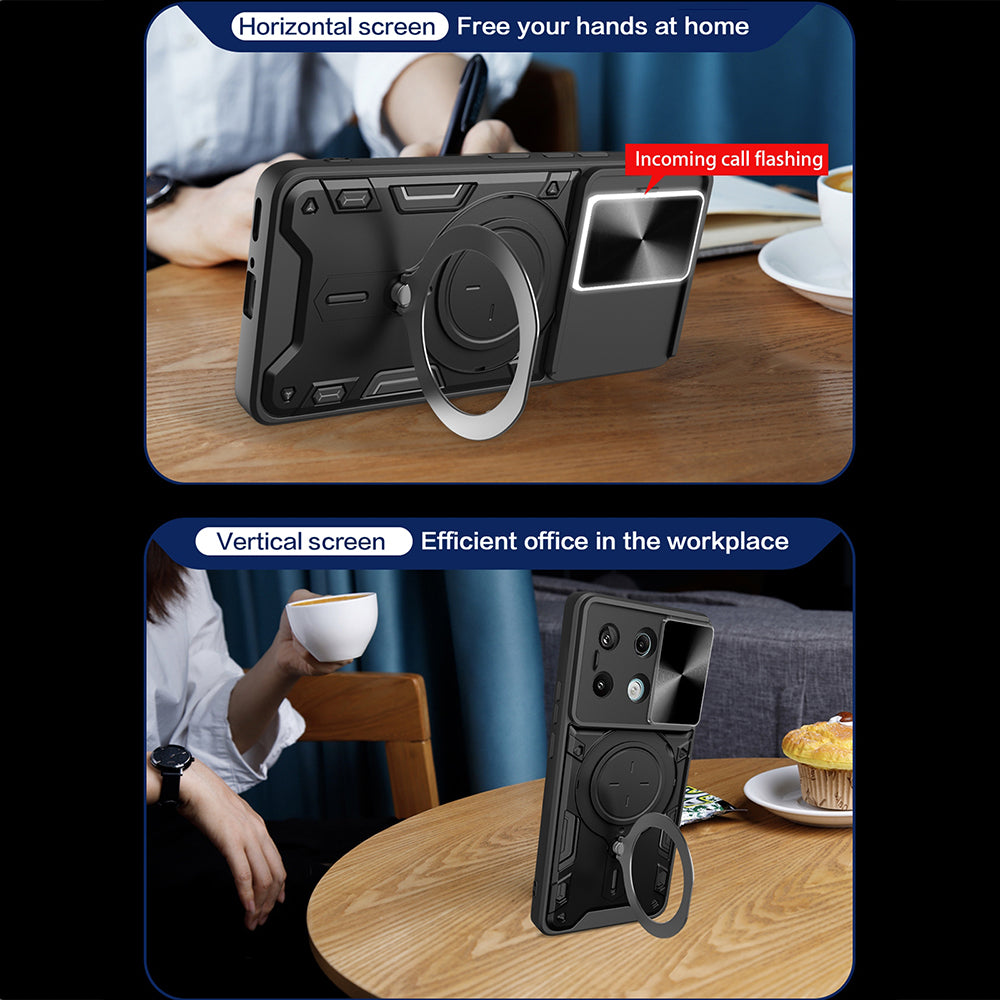 Husa de protectie Techsuit CamGuard Pro compatibil cu Xiaomi Redmi Note 13 5G, Negru