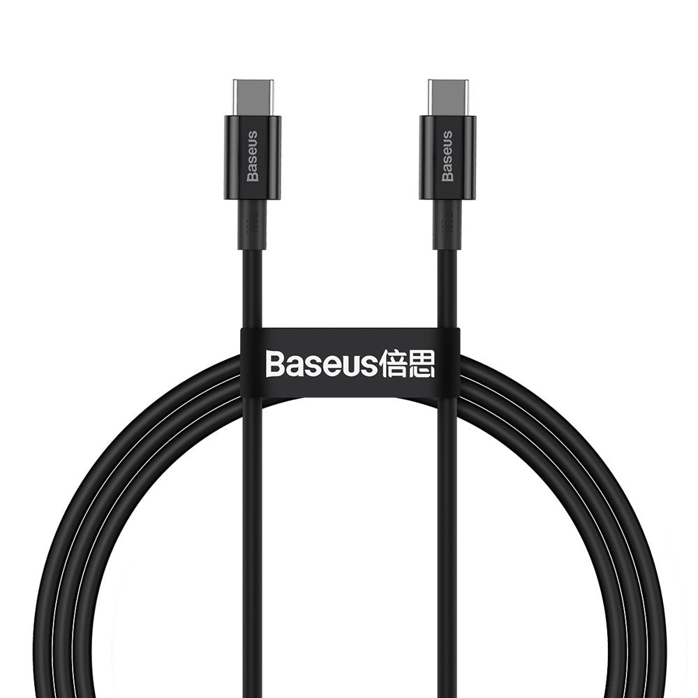 Cablu Baseus Superior Series (CATYS-B01), Type-C, 100W, 1m, Negru