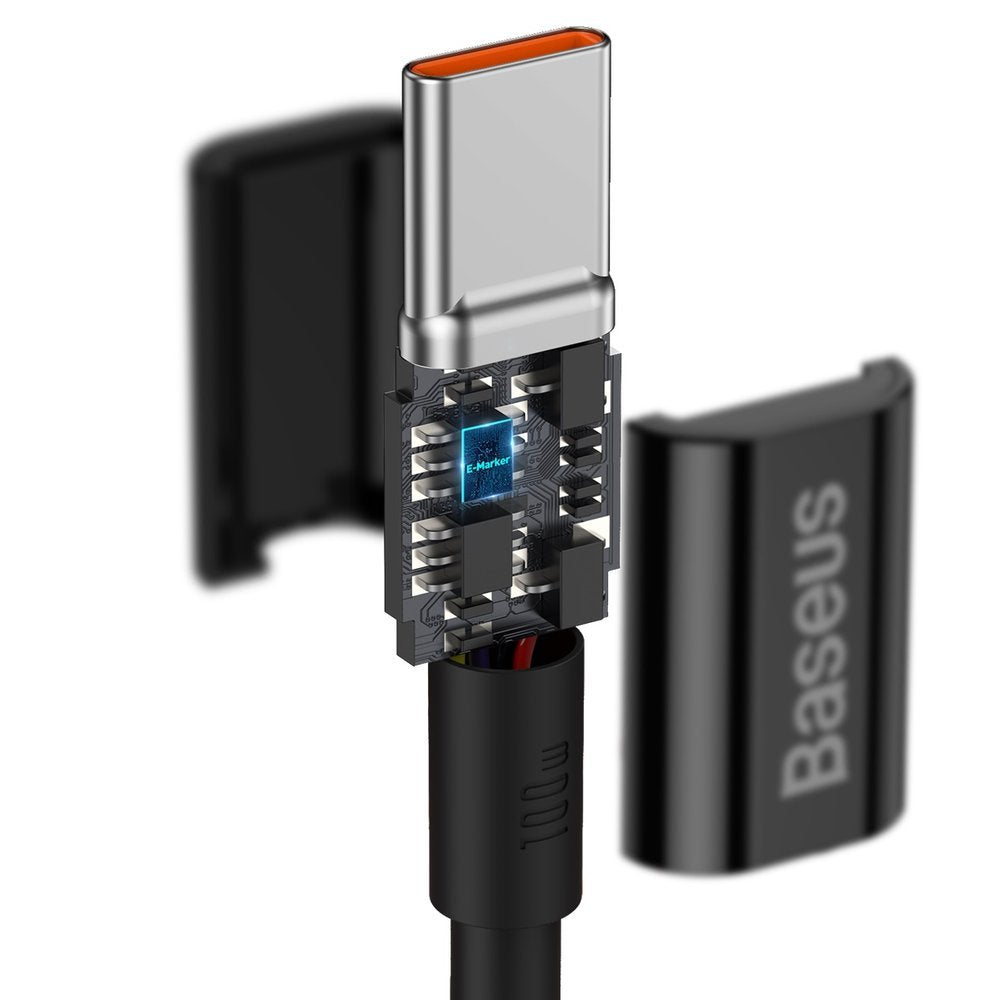 Cablu Baseus Superior Series (CATYS-B01), Type-C, 100W, 1m, Negru